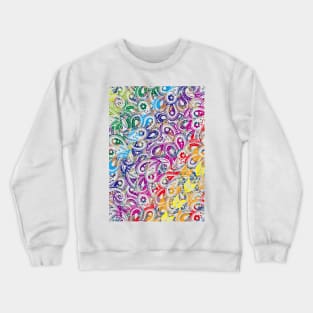 Color full paisley Crewneck Sweatshirt